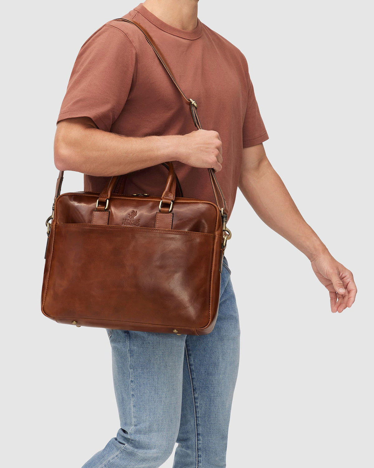 Fossil walton document bag sales