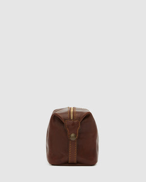 Tre Dopp Kit Matt Brown  - toilet bag - Republic of Florence