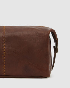 Tre Dopp Kit Matt Brown  - toilet bag - Republic of Florence