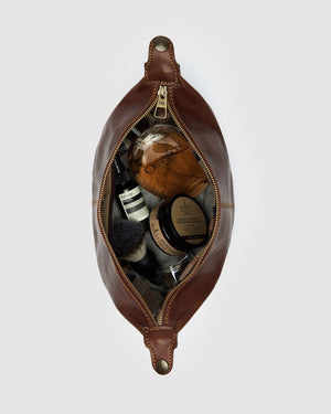 Tre Dopp Kit Matt Brown  - toilet bag - Republic of Florence