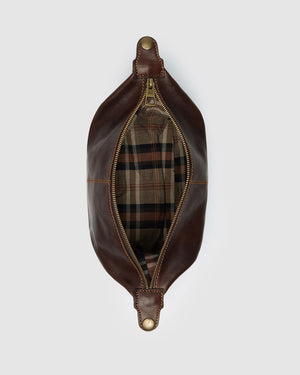 Tre Dopp Kit Matt Chocolate - toilet bag - Republic of Florence