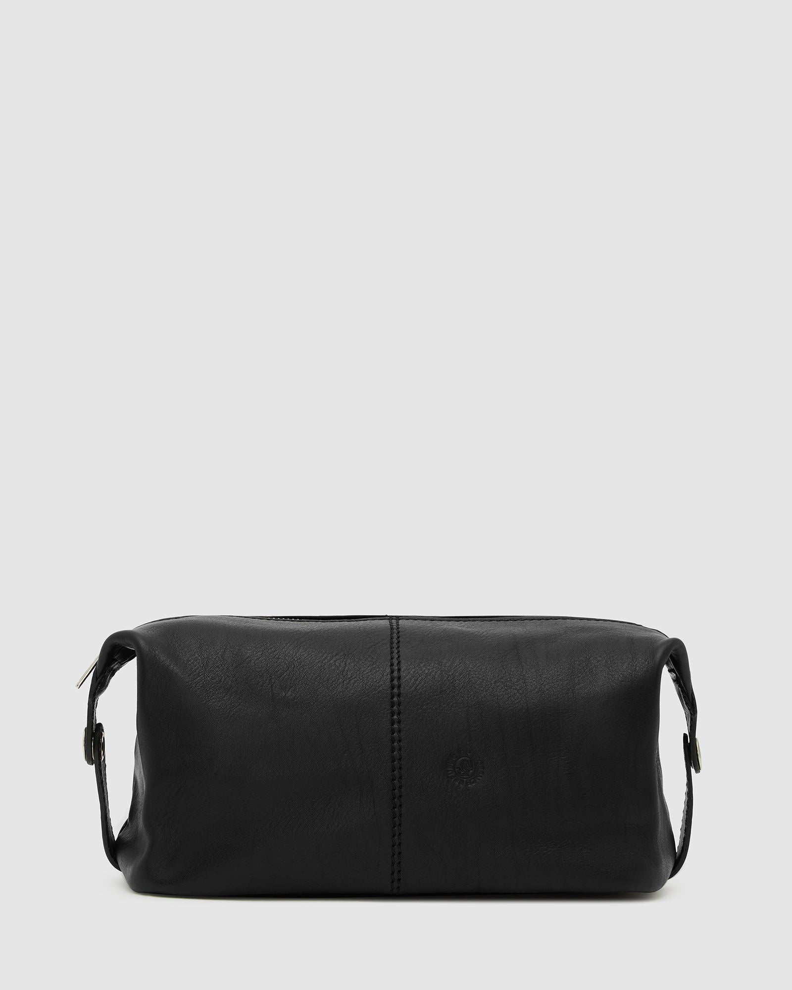 Tre dopp kit Matt Black - Leather Toiletry Bag - Republic of Florence