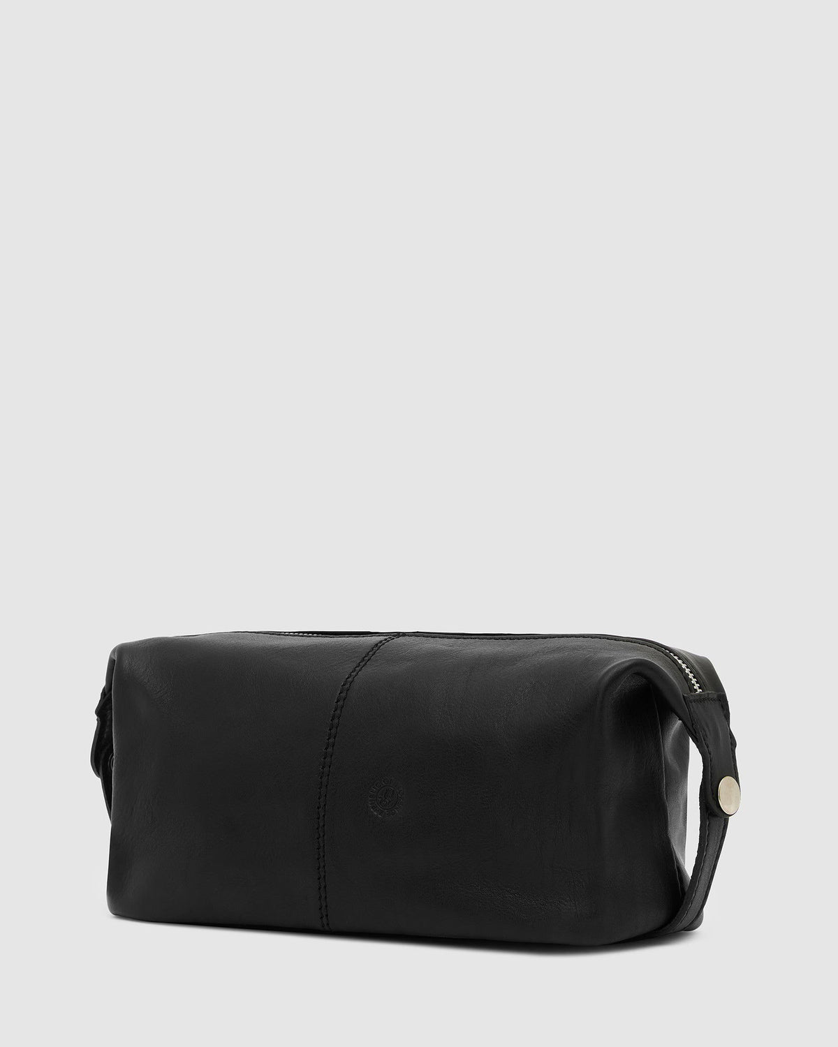 Tre dopp kit Matt Black - Leather Toiletry Bag - Republic of Florence