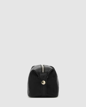Tre dopp kit Matt Black - Leather Toiletry Bag - Republic of Florence