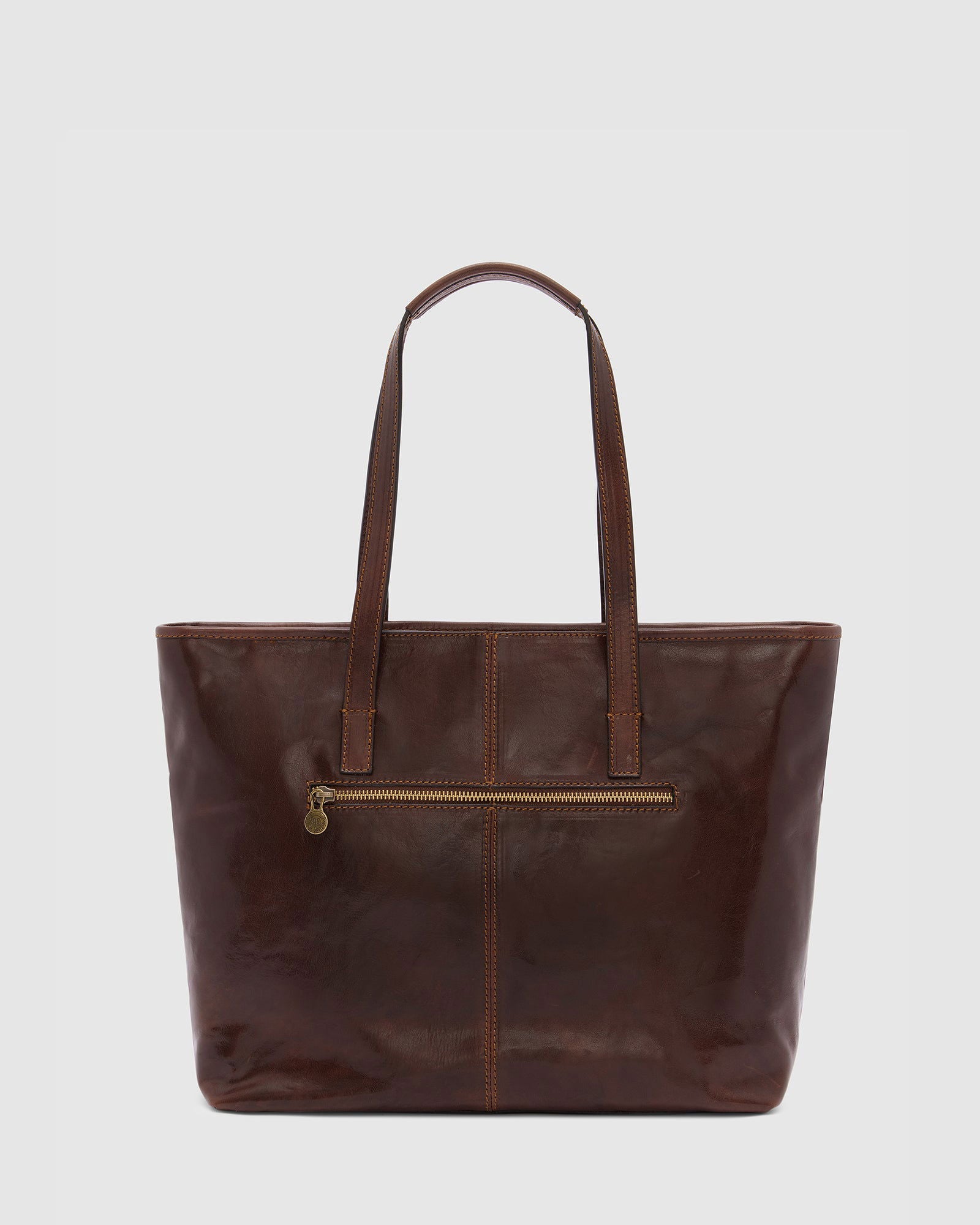 Beatrice Brown - Leather Tote / Work Bag - Republic of Florence