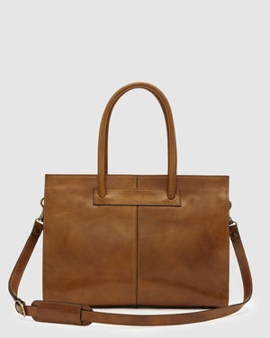 Florence Tan - Leather Women Tote/Work bag - Republic of Florence