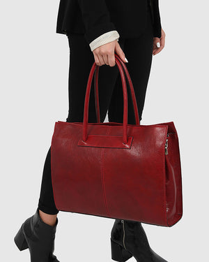 Florence Tan - Leather Women Tote/Work bag - Republic of Florence