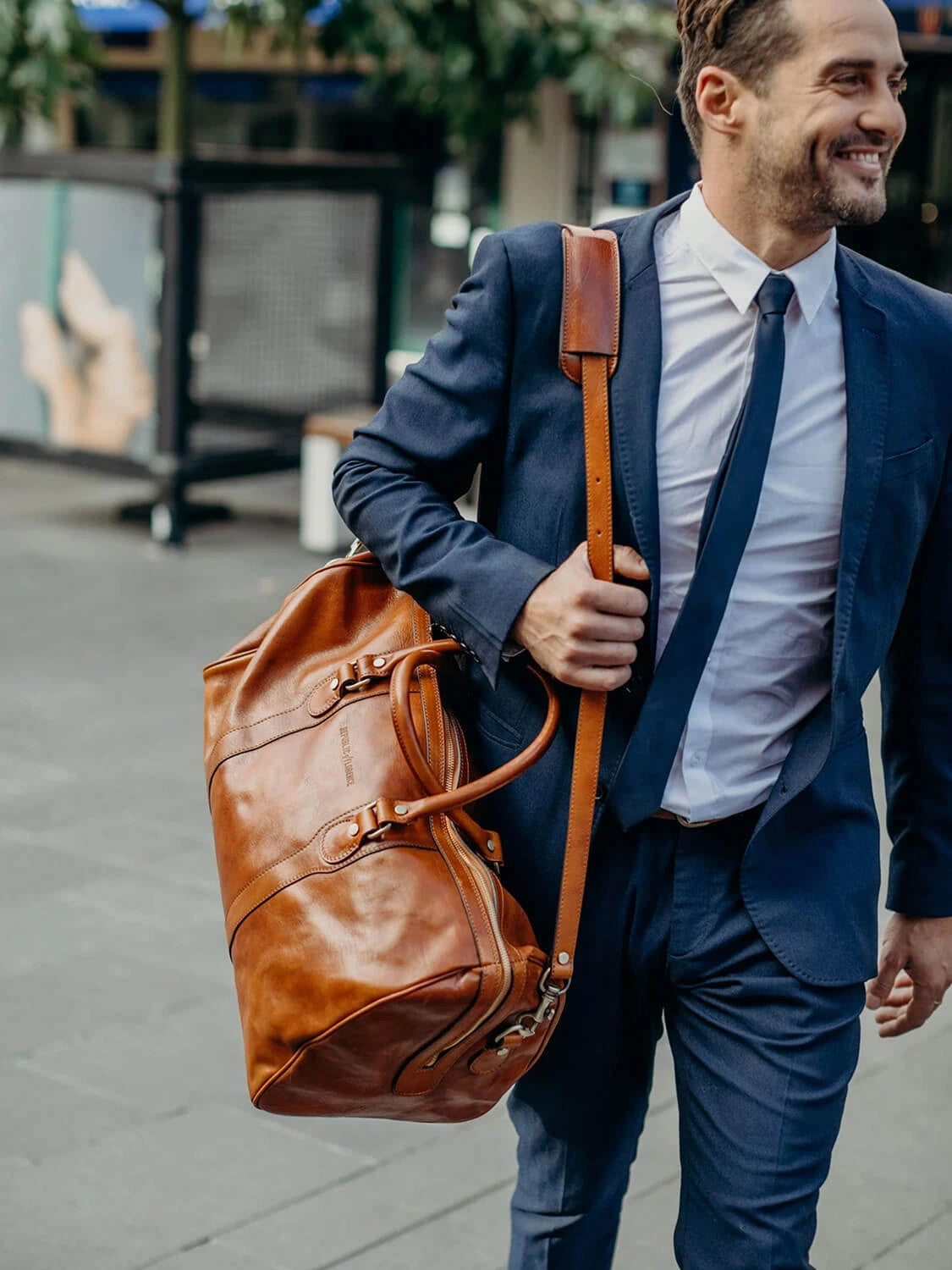 A leather bag carried over years