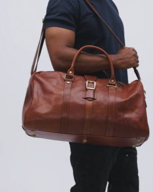Amerigo Matt Brown - Leather Duffle Bag