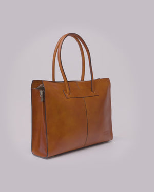 Florence Terra - Leather Work Tote