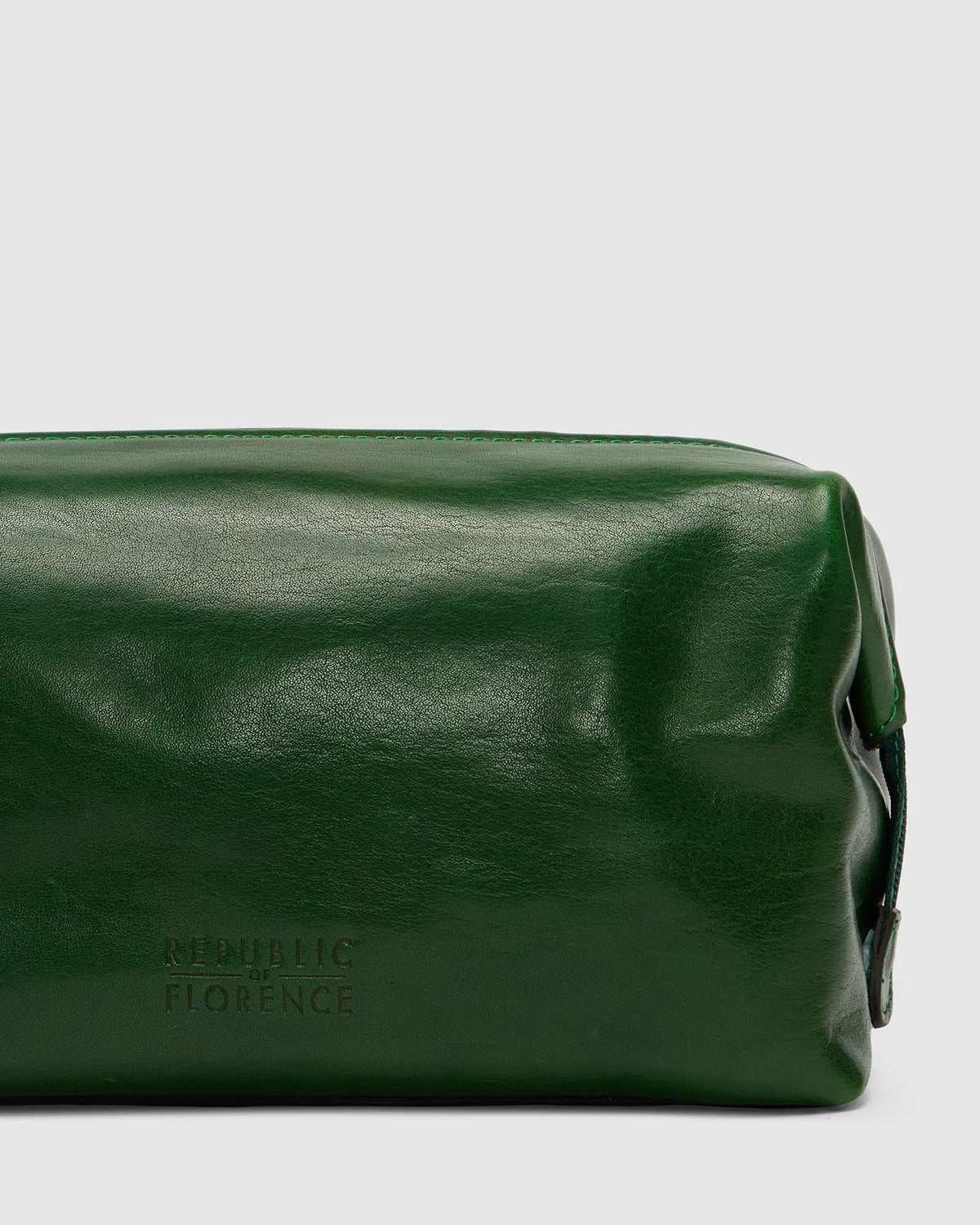 Grand Dopp Kit Forest - Leather Toiletry Bag